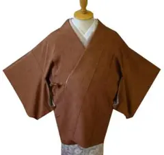 美品 リバーシブル 紋意匠地 道中着（正絹）Cｓ1073ゆきみだいふく様専用