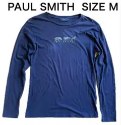 PAUL SMITH ポール スミス 長袖Tシャツ プリント ゼブラ 自転車 M