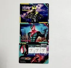 3枚セット　スクラッチカードダス 仮面ライダーゼッツ カード 仮面ライダー