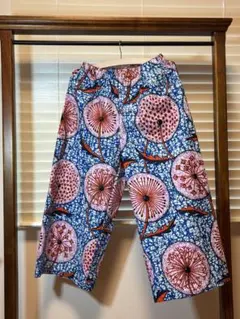 MIU MIU ブラック花柄かぼちゃパンツ 塩野かれん - メルカリ