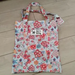 Hello Kitty 花柄トートバッグ