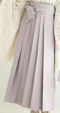 新品卒業式・謝恩会用袴*くすみカラーL寸*薄紫*