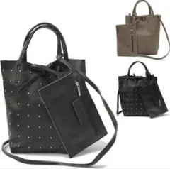 タグ付新品　マーロンフィレンツェ SHOPPER MINI STUDS バッグ