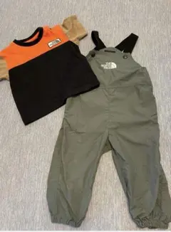 ノースフェイス　80cm Tシャツ&フィールドビブ　2点セット　※バラ売り不可※