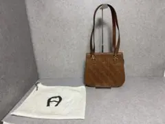 ショルダーバッグ AIGNER アイグナー ドイツの高級レザー ヴィンテージ