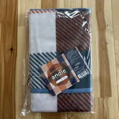 【即購入OK】andle チェック柄フリース毛布80cm✖️140cm