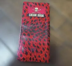 CREAM SODA クリームソーダ 金タグ 赤豹柄 長財布 80年代 - メルカリ
