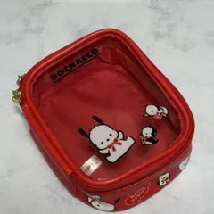 ポチャッコ 小型ポーチ 赤
