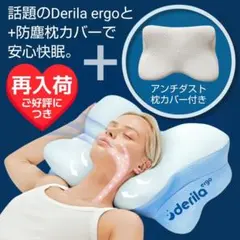 話題のDerila Ergo アンチダスト枕カバー付 新品未開封 枕 低反発枕
