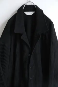 ANCELLM WRINKLED STRIPE SHIRT BLACK サイズ2