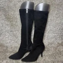 ダイアナ　スウェード　ロングブーツ ポインテッドトゥ