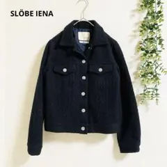 スローブイエナ　テーラードジャケット　アウター　M コットン混　カジュアル