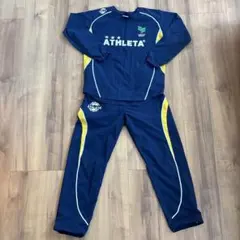 ATHLETA ピステ上下セット 150 ネイビー/イエロー