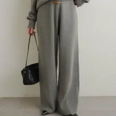 ニットパンツ　omekashi 36のサムネイル