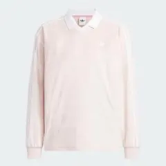 アディダス　ポロシャツ　ベロア　ピンク