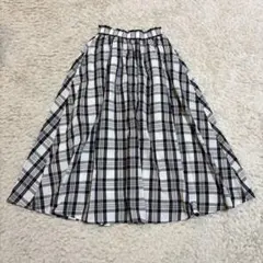 AMERICAN HOLIC チェック柄ロングスカート フレア Fサイズ
