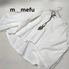 m_mefu メフウ センソユニコ デザインブラウス チュニック - メルカリ