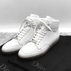 未使用 Dior Homme ディオール ハイカットスニーカー 白 40 メンズのサムネイル