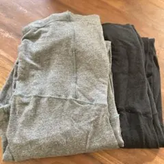 UNIQLO マタニティパンツ Lサイズ グレー・ブラック 2色セット