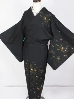 【彦兵衛mini】希少！秋名バラ・本場泥大島紬〜黄色〜0917-10 彦兵衛mini】希少！秋名バラ・本場泥大島紬〜黄色〜0917-10