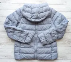 UNIQLO ユニクロ キッズ ダウン ジャケット くすみ ブルー 150cm