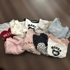 ロンT 長袖　80cm 保育園　女の子