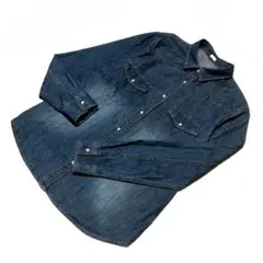 シャツブラウス デニム