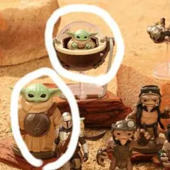 STAR WARS マンダロリアン リトルスタチューコレクション グローグー2体