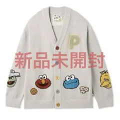 【SESAME STREET】エアリーモコアップリケカーディガン
