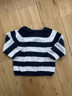 H&M ニットセーター 74cm ネイビーとホワイト