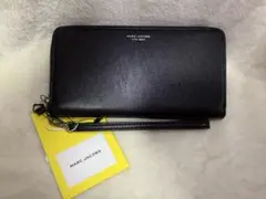 MARC JACOBS ブラックレザー長財布のサムネイル