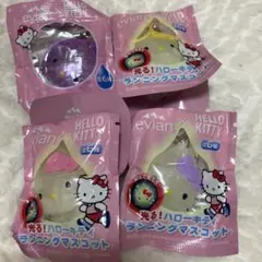 evian X ハローキティ ストラップ　畜光