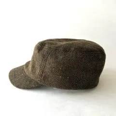 ブラウン ヘリンボーン キャスケット alternative / 匿名配送