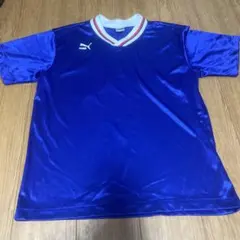 PUMAプーマ半袖ゲームシャツブルーユニフォーム