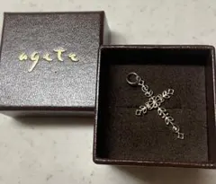 agate アガット クロスモチーフ10K チャーム