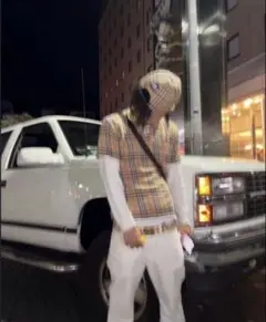 BURBERRYポロシャツ flexwitme fuckmylife SWAGのサムネイル