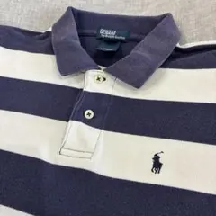 【POLOby Ralph Lauren 】ポロシャツ ネイビー　ホワイト