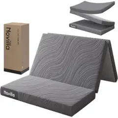 ❤早い者勝ち❤Novilla三つ折りマットレスシングル高反発10cm グレー ❤早い者勝ち❤Novilla三つ折りマットレスシングル高反発10cm グレー