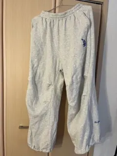 LA MLB スウェットパンツ グレー