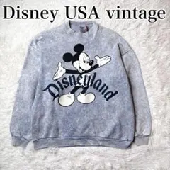 90年代 USA製 Disney ディズニー ミッキー キャラクター　トレーナー