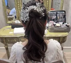 ラブティアラ ヘッドドレス ファビュラスシルバー箱付き