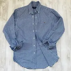 ラルフローレン クラシックフィットギンガムオックスフォードシャツ