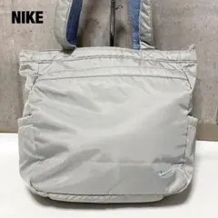 ナイキ ショルダーバッグ ワンポイントロゴ 刺繍 ナイロン ユニセックス グレー