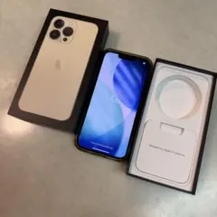 iPhone13pro 512GB ゴールド バッテリー76% 元箱あり