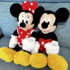 【希少】ミッキー ミニー ふわふわ ぬいぐるみ ペア セット