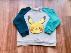 トレーナー　キッズ　ポケモン　ピカチュウ　モンポケ　monpoke　110cm