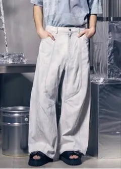 Three-Dimensional Cutting Denim Pants
