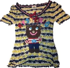 希少！HYSTERIC GLAMOUR ドーナツベアー　かぎ針手編み ニットのサムネイル