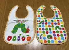 【はらぺこあおむし】お食事エプロン 防水加工　2枚セット