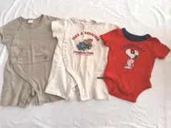 【tete a tete】【futafuta】などロンパース3点セット